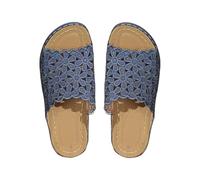 Sandalias planas con corte floral para mujer, informales, sin cordones