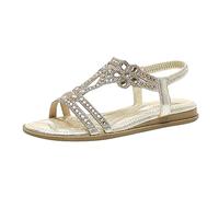 Sandalias planas con diamantes de imitación para mujer, detalle de correa, correa elástica, para fiestas de verano, looks de invitados de boda y noches de vacaciones, varios colores, estilo fácil