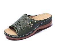 Sandalias Planas Informales de Color Liso con Aberturas, cómodas y Transpirables, Ideales para el Verano y el Uso Diario. Unisex prácticas