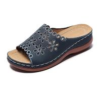 Sandalias Planas Informales de Color Liso con Aberturas, cómodas y Transpirables, Ideales para el Verano y el Uso Diario. Transpirables y Frescas