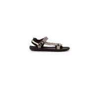 Sandalias Mustang Free Solana Mujer Punti Blanco Negro 39