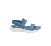 Skechers Sandalias planas Ultra Flex 3.0 para mujer, color pizarra, talla 5