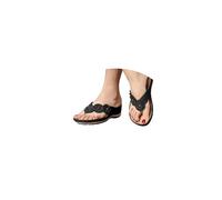 Sandalias Planas Ortopédicas Mujer Ajuste Ancho con Soporte de Arco Biomecánico - Zapatos para Caminar con Poste Interdigital para Fascitis Plantar, Calzado Multiterreno de Malla 3D Termorreguladora