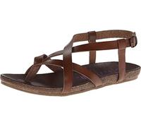Sandalias planas para mujer Blowfish, laguna/turquesa, estilo floral, talla M 9,5 (EE.UU.), color Marrón, talla 37.5 EU