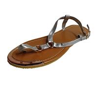 Sandalias planas para mujer, sandalias de moda con correa delgada, correa ajustable al tobillo, zapatos romanos, minimalistas, sandalias sin espalda, sandalias para caminar, vacaciones, playa, bonitas