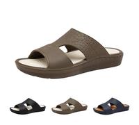 Sandalias planas sin cordones para mujer, sandalias de plataforma para mujer, ligeras, para casa, verano, cómodas, gruesas, con suela antideslizante, transpirables, puntera abierta, para interiores y