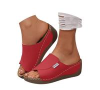 Sandalias Plataforma Mujer Con Cuña Verano De Vestir Chanclas Ortopédicas Elegantes Piscina Casual Chancletas Comodas Tacon Flexibles Flip Flops Playa Sandalia Punta Abierta Caminar Senderismo