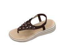 Sandalias Plataforma Mujer,Mis Pedidos Sandalias Barefoot Mujer Elegante Comodas Sandalia de Playa con Decoración Floral Informal Versátil Sandals Punta Abierta Ligero Zapatillas de Playa Vacaciones