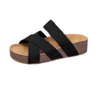 Sandalias Plataforma Sandalias Mujer Verano Cómodas, Mulas De Cuero Vintage, Plataforma, Cuentos, Zapatillas Ortopédicas Prima, Zapatillas De Playa De Verano De Talla Sandalia Mujer Cuña Verano, Le