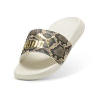 PUMA Sandalias Popcat 20 Snake Chic Mujer 39 Alpine Snow Gold White