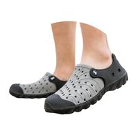 Sandalias Punta Abierta Hombre Sandalia Cuero Hombre Interior Exterior Deslizante Suela Suave Cómodo Dos Direcciones Punta Cerrada Playa Chancla Para Verano Mules Casa Chanclas Verano