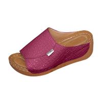 Sandalias resistentes para mujer, sandalias ligeras, ortopédicas, zapatos de verano, sandalias bohemias, zapatos de agua, zapatos de natación, cómodos, zapatos de playa, zapatos de piel para fiesta en