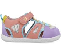 Sandalias respetuosas para niña Garvalin 252336 Soft Rejilla BLANCO_LILA_D661 25