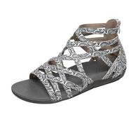Sandalias romanas para mujer con plantilla cómoda, sandalias de trekking, suela antideslizante, sandalias para mujer, sandalias cómodas de verano, sandalias de plataforma, sandalias de playa con