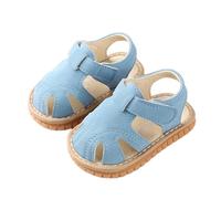 Sandalias | Sandalias de suave, para niños y niñas, verano, al aire libre, playa, antideslizantes, para primeros pasos para niños, Azul, 3.5 US Infant