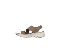 Sandalias skechers arch fit mujer mocha knit 36