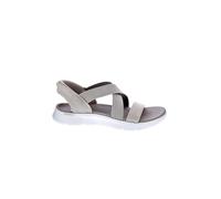 Skechers Go Walk Flex Sandal-Glimmer Up Hands Free Slip-ins, Sandalia Mujer, Pardo, 39 EU