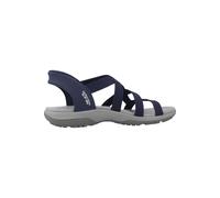 Skechers Sandalias para mujer SLIP-INS Reggae Slim Stretch Flex Azul 36