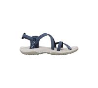 Skechers Mujer Reggae Slim Vacay Sandals, Navy Duraleather/ Webbing, 40 EU