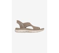 Skechers Zapatillas Mujer Summits Sandal Sweetly Evolved Taupe Knit Talla 40 EU