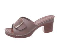Sandalias Tacón Mujer Sandalias Mujer Tacón Sandalia Cómodo Sandalia Verano Con Correa De Tobillo Grueso Tacón Abierto Con Talón Pescado Boca Peep Toe Zapatos Verano, rosa 1, 38 EU