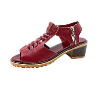 Sandalias Tacón Mujer Sandalias Mujer Tacón Sandalia Cómodo Sandalia Verano Pescado Boca Con Cordones De Tobillo Tacones Altos Con Cordones Verano Cómodo Para Vestidos Y Zapatos De Fiesta Verano, 3