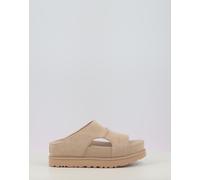 UGG W Goldstar Hi Cutout, Sandalia de mujer, con plataforma y deslizable, arena, 38 EU