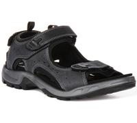 Sandalias Unisex Ecco Offroad De Cuero Nubuck En Azul Marino UK 7 - 12