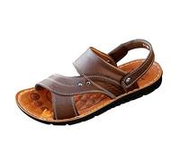 Sandalias Verano Hombre Sandalias Hombre Chanclas De Vestir Zapatillas Casa Piel Menorquinas 46 Cómodas Talla Hebilla Goma Viaje Zapatos Cholas 44 Marrones Zuecos Caballero Planas Negras Albarcas