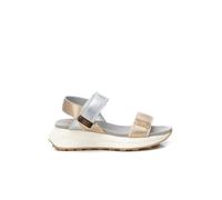 XTI - Sandalia Mujer Oro - Calzado Cómodo y Versátil - Moda casual - Modelo 14387405 (Talla 37)