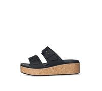 Crocs Brooklyn Cork Buckle, Sandalias Mujer, Negro, 34/35 EU