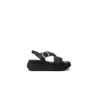 Sandalo con Zeppa Donna Nero Giardini Nero, 37
