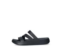 Crocs Getaway Strappy, Sandalias Mujer, Negro, 34/35 EU