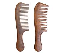 Sandalwood Comb - 22cm Natural Wood Hair Brush, Multifunctional Wooden Detangling Comb, Traditional Craftsmanship Grooming Tool, Aromatic Wooden Hair Care Accessory For Men Women Daily Styling