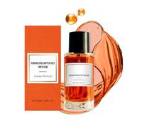 Sandalwood Musk Perfume, Fragancia Unparalleled en elegante Bottle Long Lasting Unisex Fragrance Daily Wear & Office Essential, Natural Travel Perfume for Men & Women 50 ml