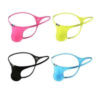 sandbank Ropa Interior Sexy para Hombres con Cintura Baja y musculación by 4 Pack-Mix Color # 2 EU M(Tag L)