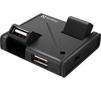 Sandberg 133-67 - Adaptador USB Hub 4 Ports, Negro