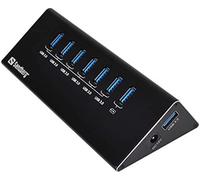 Sandberg 133-82 - adaptador usb 3.0 hub de 7 puertos, negro