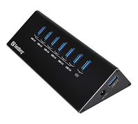 Sandberg 133-82 - Adaptador USB 3.0 Hub de 7 Puertos, Negro