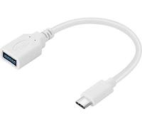 Sandberg 136-05 - cable usb-c a usb 3.0 conversor, blanco