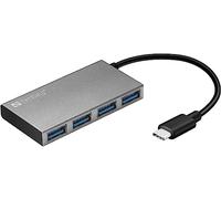 Sandberg 136-20 - Adaptador USB-C a 4 xUSB 3.0, Plata