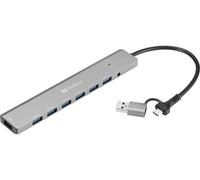 Sandberg USB-C/A a 7 x USB 3.0 Hub USB-C/A a 7 x USB 3.0 Hub, 136-66 (USB-C/A a 7 x USB 3.0 Hub)
