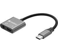 Sandberg 136-67 convertidor de audio gris
