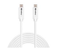 Sandberg 136-75 cable usb usb 3.2 gen 2 (3.1 gen 2) 3 m usb c blanco