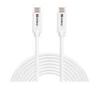 Sandberg 136-76 cable usb usb 3.2 gen 2 (3.1 gen 2) 5 m usb c blanco