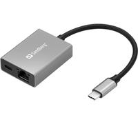 Sandberg adaptador usb-c gigabit pd100w usb-c gigabit adaptador pd100w