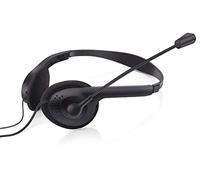 Sandberg - Auriculares de Diadema USB con Puerto USB, 825-29 (USB, Headset Bulk, Headset, Head-Band, Calls & Music, Black, Binaural, 1,8 m)