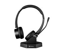 Sandberg Bluetooth Office Headset Pro+ Bluetooth Office Headset, 126-18 (Bluetooth Office Headset Pro+, Headset, Head-Band, Office/Call Center, Black, Binaural, Volume +, Volume)