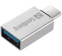 Sandberg C to USB 3.0 dongle, Metal, Other, One Size