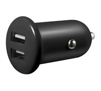 Sandberg Car Charger 2USB 1A+2.1A Saver Auto Negro - Cargador (Auto, CC, 5 V, Negro)
